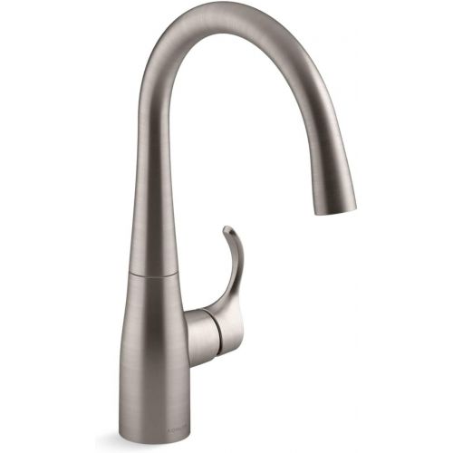  KOHLER K-22034-VS Simplice(R) Bar Sink Faucet, Vibrant Stainless