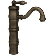 Whitehaus Collection WHSL3-9724-P Vintage III Elevated Bath Faucet, Pewter