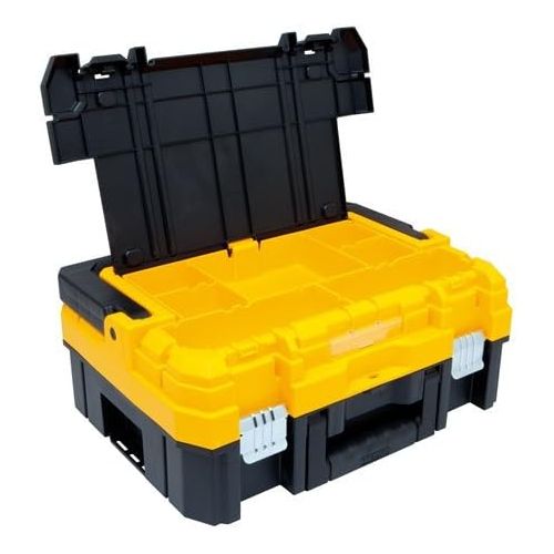  Dewalt DCD771C2 20V MAX Cordless Lithium-Ion 1/2 inch Compact Drill Driver Kit with TSTAK I Long Handle Toolbox Organizer