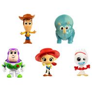 Disney and Pixars Toy Story 4 Movie Mini 5 Pack of Characters Woody, Buzz, Jessie, Trixie and Forky for at Home and Play On the Go ages 3 and up!