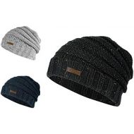 [아마존베스트]bogg born in sweden Johansson Unisex Knitted Hat, Autumn/Winter/Spring Wool Hat, Men and Women, One Size (53-62 cm), Sports Hat, Leisure Hat, Black/Navy/Grey
