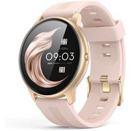 Smart Watch for Women, AGPTEK Smartwatch for Android and iOS Phones IP68 Waterproof Activity Tracker with Full Touch Color Screen Heart Rate Monitor Pedometer Sleep Monitor, Pink,