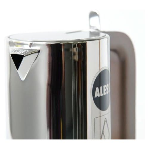  Alessi Espressomaschine 6 Tassen fuer Induktion, Edelstahl