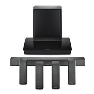 Bose Lifestyle 650 Home Entertainment System, Compatible with Alexa - Black & OmniJewel Ceiling Bracket, Black