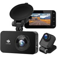 Z Edge WiFi Dash Cam Dual 1080P Front and Rear Camera FHD Car Camera, Single Front Camera 1296P, 2.7 Inch LCD Screen, Loop Recording, WDR, G Sensor, Parking Mode