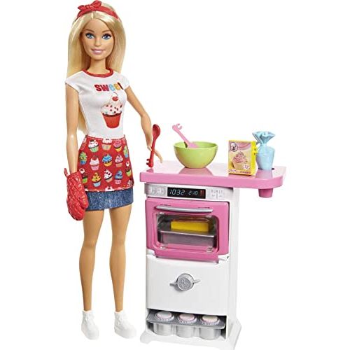 바비 Barbie Bakery Chef Doll and Playset [Amazon Exclusive]