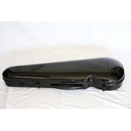 Vio Music Full Size Hightech Carbon-Like Combo Violin Case 4/4-Black, New Design