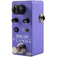 FLAMMA FC01 Looper Pedal Phrase Loop Guitar Pedal with Drum Machine16 Drum Groove 20 Minutes Looper Capacity Tap Tempo
