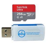 SanDisk 256GB Micro SDXC Ultra Memory Card Class 10 (SDSQUA4-256G-GN6MN) Works with Samsung Galaxy A10e, A10s, A30s, A50s, A90 5G Phone Bundle with 1 Everything But Stromboli Micro