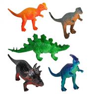 Kicko 96 Pieces Mini Vinyl Dinosaur Set 2-inch - Animal Action Figures Assortment Toy for Kids, Play, Decoration, Prize, Party Favor