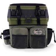 [아마존베스트]normani Fishing Tackle Box Fishing Bag Padded Seat Box Seat Function Equipment Box with Backpack Function and Patch Pockets  Includes 4 Tackle Boxes for Fishing Accessories