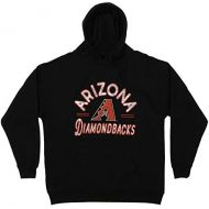 Zubaz MLB Mens Arched Logo Fleece Pullover Hoodie, Hooded Sweatshirt
