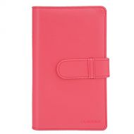 Sunmns Wallet PU Leather Photo Album Compatible with Fujifilm Instax Mini Instant Film (Pink)