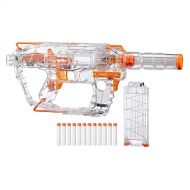 Evader Modulus Nerf Motorized Light-Up Toy Blaster Includes 12 Official Nerf Darts, 12-Dart Clip, Light-Up Barrel Extension, Multicolor (Amazon Exclusive)