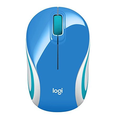 로지텍 Logitech M187 Wireless Mini Mouse - Blue