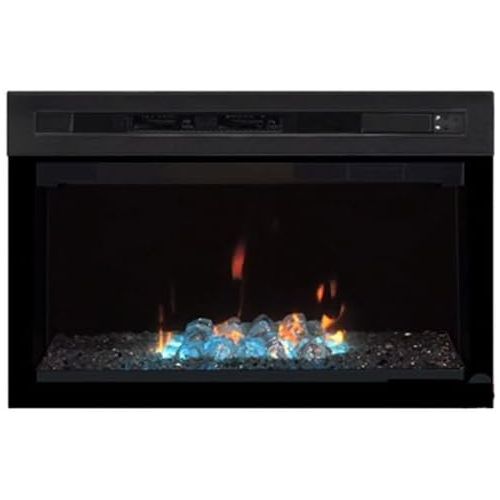  Dimplex PF2325HG Multi-Fire Xd 25 Electric Firebox with Glass Ember Bed, Black