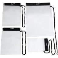 [아마존베스트]Mudder Waterproof Pouch Waterproof Bag for Card iPad Camera and Mobile Phone Pack of 4