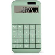 EooCoo Basic Standard Calculator 12 Digit Desktop Calculator with Large LCD Display for Office, School, Home & Business Use, Modern Design - Green
