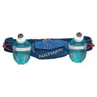 Nathan Hydration Running Belt Trail Mix Plus - Adjustable Running Belt ? TrailMix Includes 2 Bottles/Flask ? with Storage Pockets. Fits Most iPhones and Smartphones