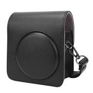 Bindpo Camera Bag, PU Leather Protective Case with Shoulder Strap for Fujifilm Instax Mini 70(Black)