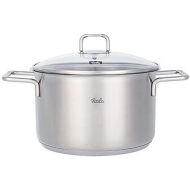 Fissler 081-110-24-000 Hamburg Two-Handled Pot, 9.4 inches (24 cm), Gas Stove/Induction Compatible, Made in Germany, Silver