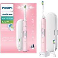 Philips HX6876/29 Electric Toothbrush for Adults, Sonic Toothbrush, Pink, White Electric Toothbrush (Battery, Lithium Ion Battery, 110 220V, 1 2 Pieces(S))