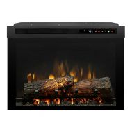 DIMPLEX DF26L-PRO DF26L-PRO Multi-Fire XHD PRO 5118 BTU / 1500W 26 Inch Wide Built-in Vent-Free Electric Fireplace with Inner-Glow Log Media and Remote Control