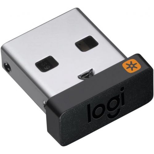 로지텍 Logitech USB Unifying Receiver, 2.4 GHz Wireless Technology, USB Plug Compatible with all Logitech Unifying Devices like Wireless Mouse and Keyboard, PC / Mac / Laptop - Black