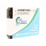 UpStart Battery GoPro AHDBT-002 Battery - Compatible with GoPro Hero Digital Camera Battery (1100mAh 3.7V Lithium-Ion)