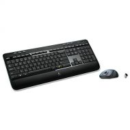 Logitech 920002553 MK520 Wireless Desktop Set, Keyboard/Mouse, USB, Black