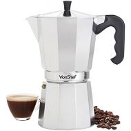 [아마존베스트]VonShef 12 Cups Italian Espresso Maker Stove Plate Macchinetta - Contains a Gasket and Filter