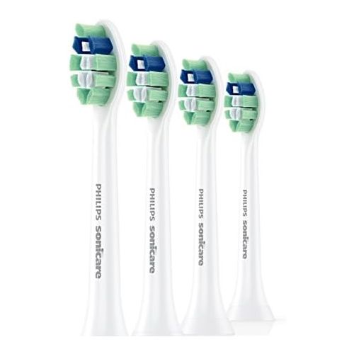 필립스 Philips Sonicare HX9024/07 Original ProResults Plaque Protector Toothbrush Heads White Pack of 4