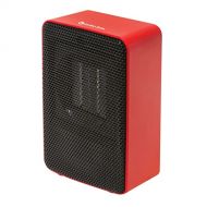 Comfort Zone CZ410RD Low Power 200 Watt Portable Ceramic Desktop Heater w/Fan, Red