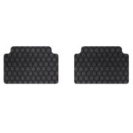 Intro-Tech Automotive Intro-Tech AC-658R-RT-B Hexomat Second Row 2 pc. Custom Floor Mat for Select Acura TLX Models - Rubber-Like Compound, Black