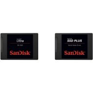 SanDisk Ultra 3D NAND 500GB Internal SSD - SATA III 6 Gb/s, 2.5 Inch /7 mm, Up to 560 MB/s - SDSSDH3-500G-G25 & SSD Plus 1TB Internal SSD - SATA III 6 Gb/s, 2.5/7mm, Up to 535 MB/s