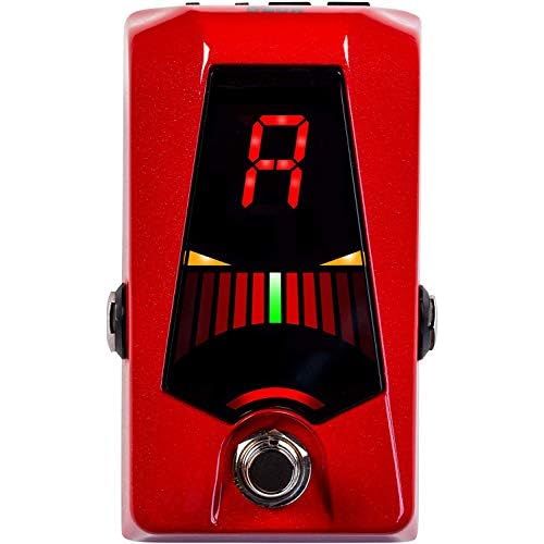  Korg Pitchblack Advance, 1/4-Inch Right Angle to Straight Guitar Pedal Tuner PB-AD RD