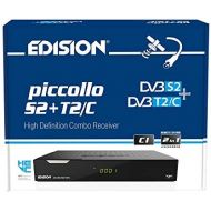 Edision PICCOLLO S2+T2/C Combo Receiver H.265/HEVC (DVB S2, DVB T2, DVB C) CI Full HD USB Black