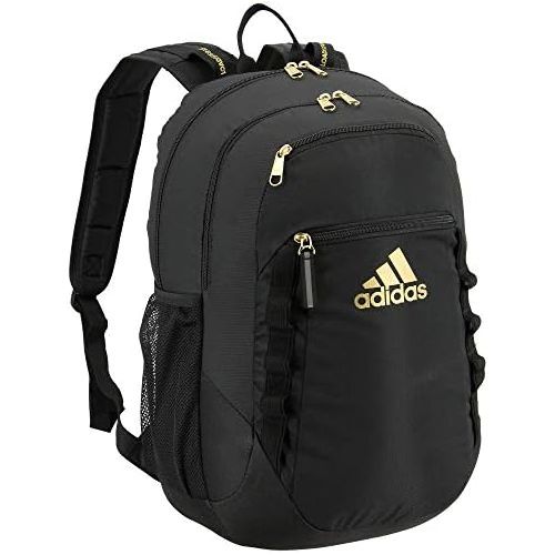 아디다스 adidas Excel 6 Backpack, Black/Gold Metallic FW21, One Size