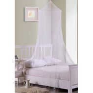 [아마존베스트]Cotton Loft Fantasy Kids Galaxy Collapsible Hoop Sheer Bed Canopy, One Size, White