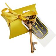 Brand: LucaSng LucaSng 50pcs Vintage Party Favours Key Bottle Opener Kraft Paper Gift Box Candy Boxes Box for Party Guests Banquet Wedding