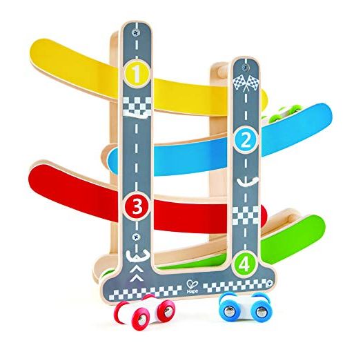  Hape Fast Flip Kids Wooden Racetrack Toy