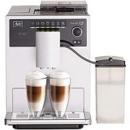 Melitta Caffeo CI E970-101 Kaffeevollautomat | mit Milchbehalter | Zweikammern-Bohnenbehalter | One Touch Funktion | 15 Bar | Automatische Reinigungsprogramme | Silber