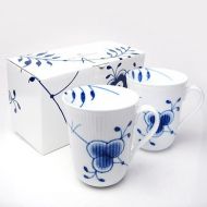 [무료배송]로얄 코펜하겐 Royal Copenhagen ( Blue Fluted mega Pair Mug Cup [ Parallel Import Goods ]