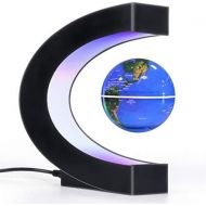 [아마존베스트]RTOSY Magnetic Levitation Floating Globe with LED Light, Desk Gadget Decor, Fixture Floating Globes & Shade, Cool Tech Gifts for Men/Father/Husband/Boyfriend/Kids/Boss, Great gift idea (