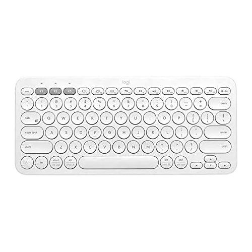  Amazon Renewed Logitech K380 Multi-Device Wireless Bluetooth Keyboard for Mac - Off White (Renewed)