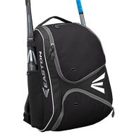 Easton EASTON E210BP Bat & Equipment Backpack Bag | Baseball Softball | 2019 | 2 Bat Sleeves | Smart Gear Storage Shelf | Vented Shoe Pocket | Valuables Pocket | Rubberized Zipper Pulls |