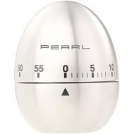 [아마존베스트]PEARL Kitchen Alarm Clock: Stainless Steel Egg Timer, 60 Minute Timer and Beep (Timer Timer)