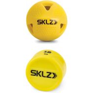 SKLZ Batting Training Kit: Includes 12oz Hitters Handle Weighted Swing Knob + 6-Pack Premium Limited Flight Impact Baseballs - Ideal for Tee Work, Soft Toss, and Batting Practice ? Adult and Youth