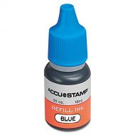 Cosco 090682 Accu-Stamp Gel Ink Refill Blue 0.35 Oz Bottle