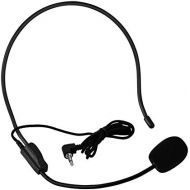 [아마존베스트]Hakeeta Mini Wired Head Mounted Microphone Condenser MIC Headband Headset for Teachers, Trainers, Presentation, Travel Guide